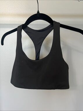 Everyday Black Racerback Sports Bra for Light Support